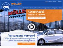 Tablet Screenshot of moller-autoschade.nl
